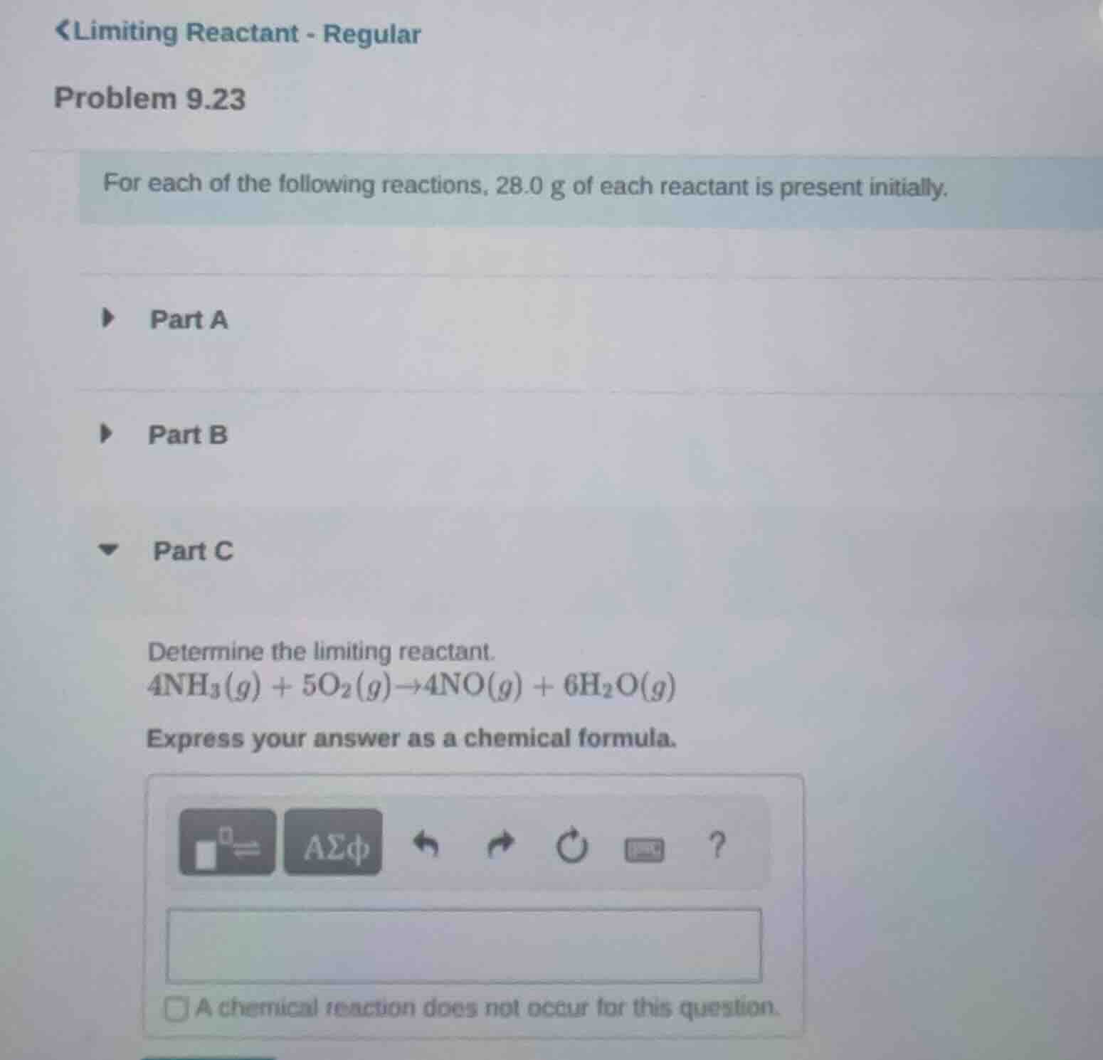limiting reactant - regular problem 9.23 for each of the following reac…