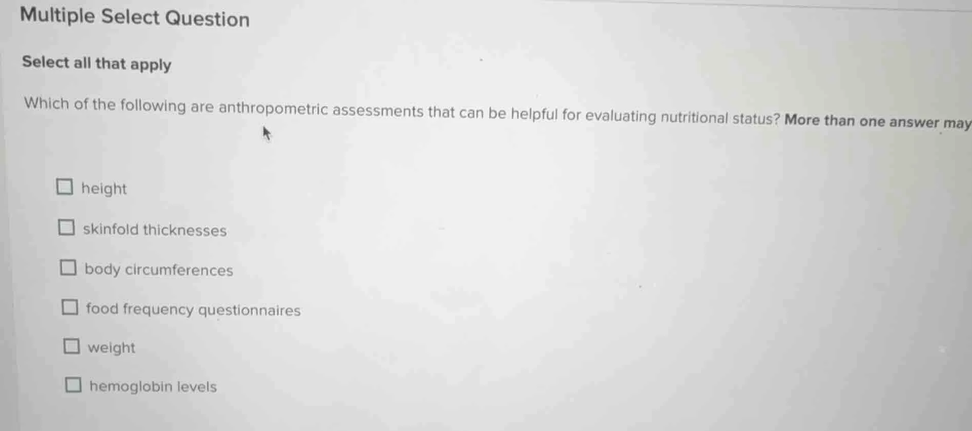 multiple select question select all that apply which of the following a…