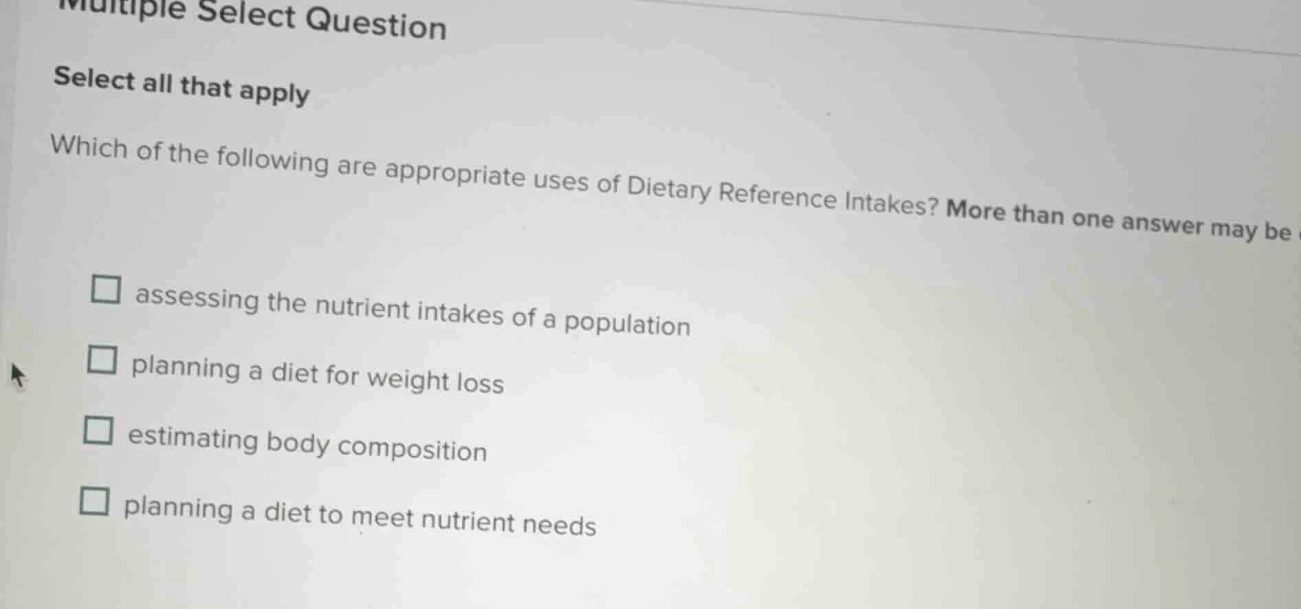 multiple select question select all that apply which of the following a…
