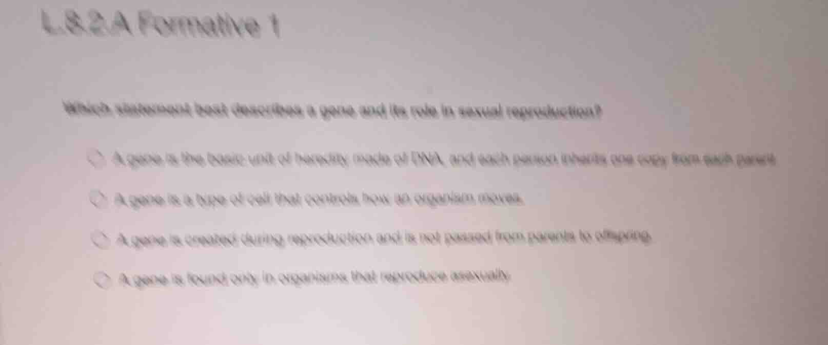 1.8.2.a formative 1 which statement best describes a gene and its role …