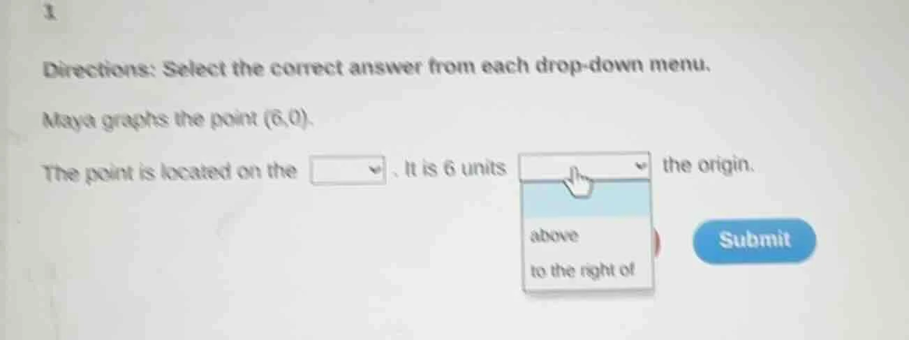 1. directions: select the correct answer from each drop - down menu. ma…
