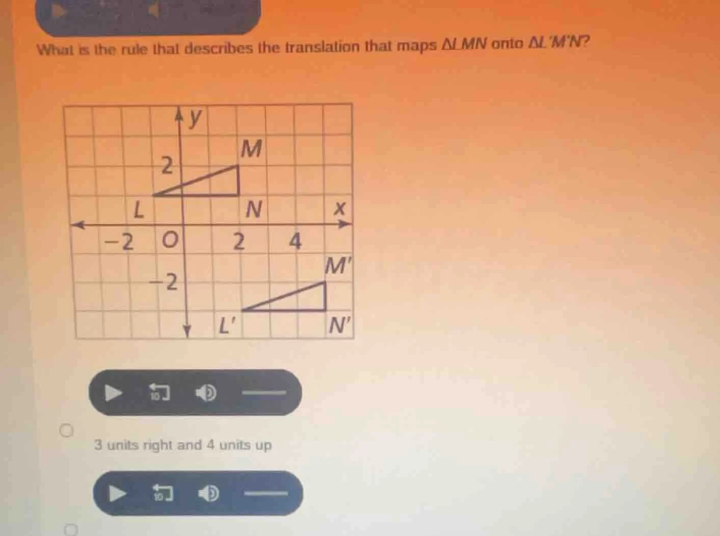 what is the rule that describes the translation that maps δlmn onto δlm…