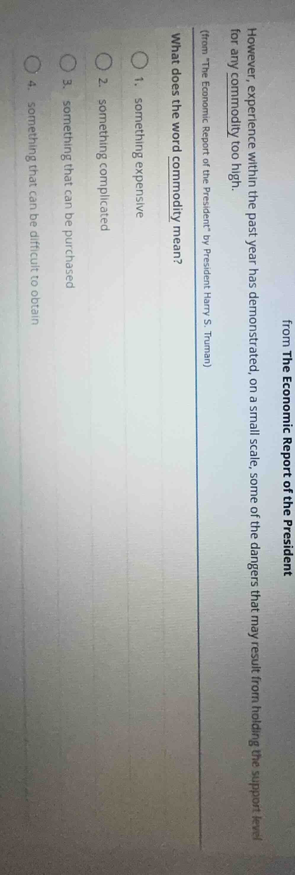 from the economic report of the president however, experience within th…