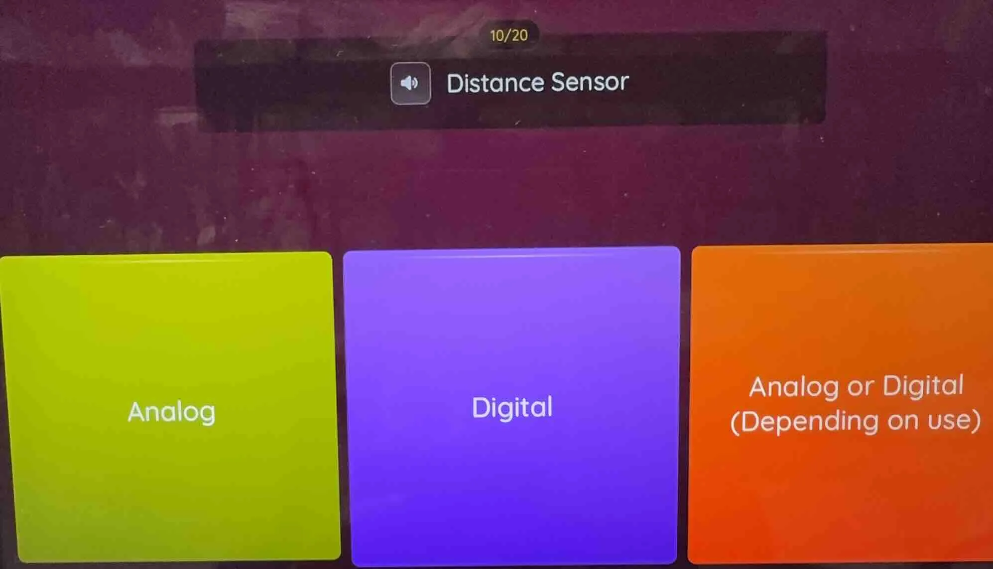 10/20 distance sensor analog digital analog or digital (depending on us…