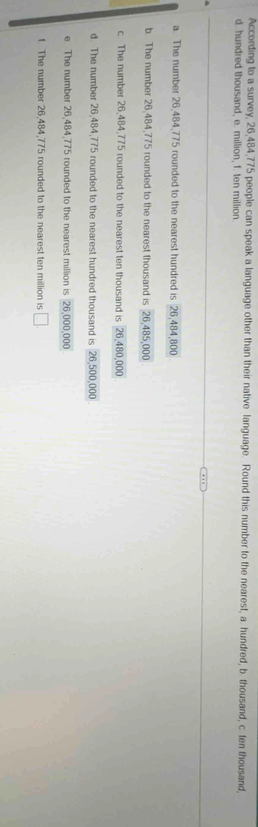 according to a survey, 26,484,775 people can speak a language other tha…