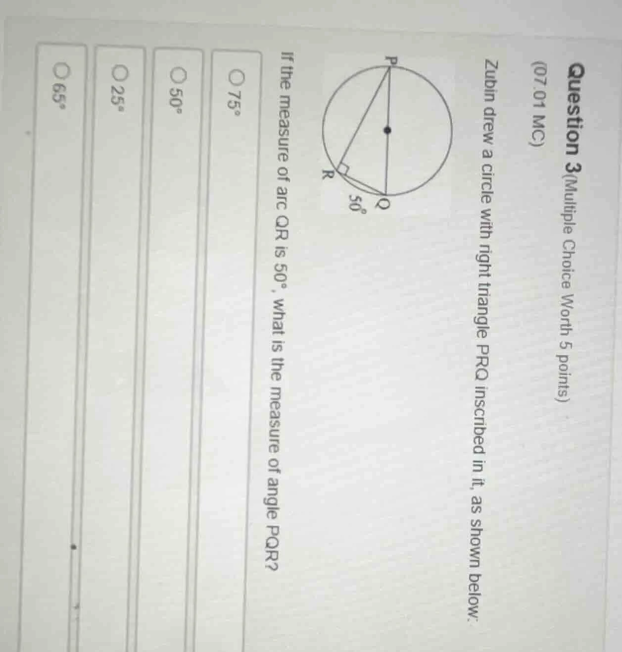 question 3(multiple choice worth 5 points) (07.01 mc) zubin drew a circ…