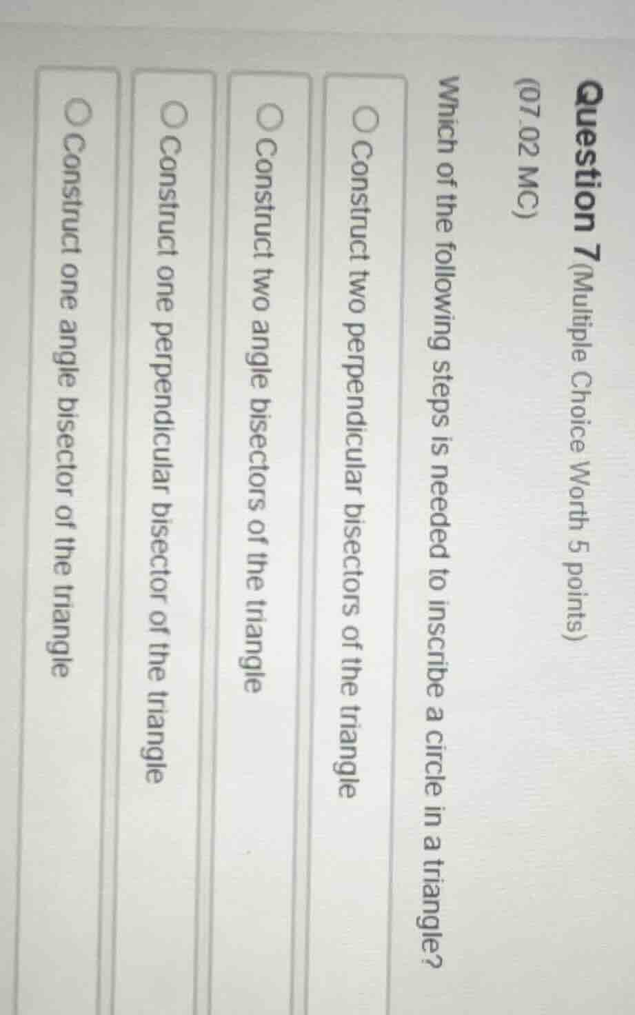 question 7 (multiple choice worth 5 points) (07.02 mc) which of the fol…
