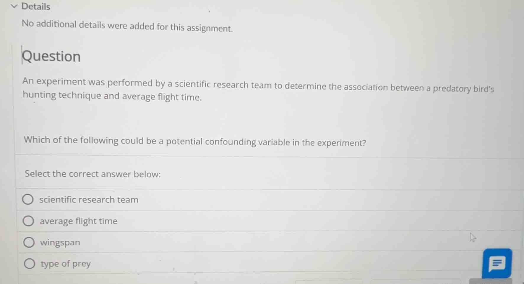 details no additional details were added for this assignment. question …