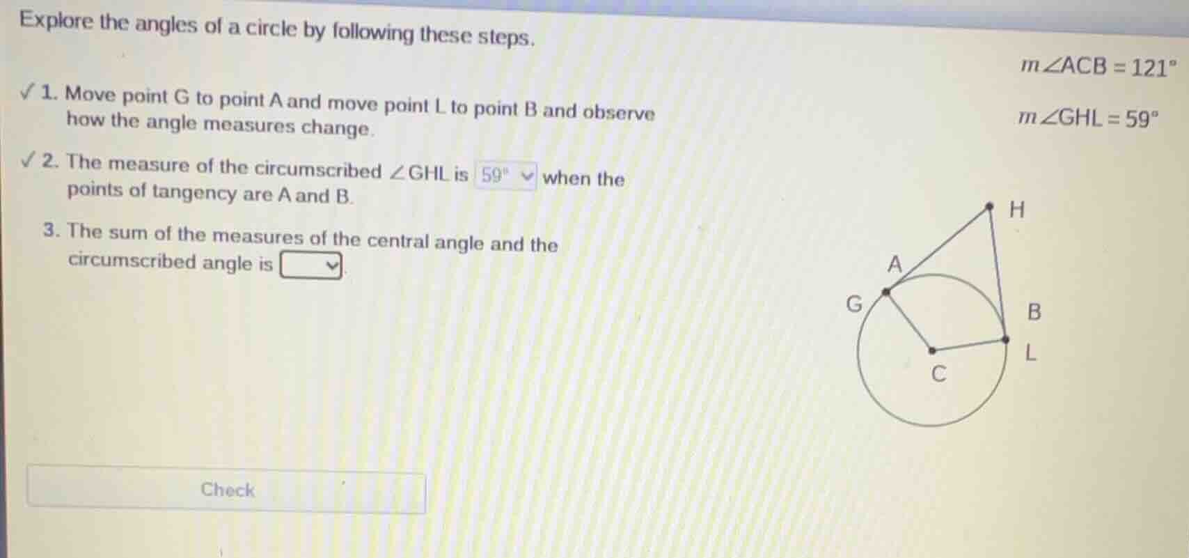 explore the angles of a circle by following these steps. 1. move point …