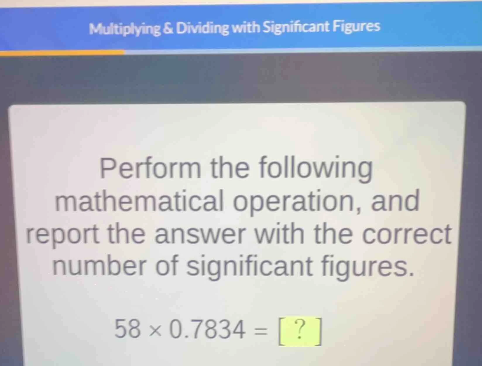 multiplying & dividing with significant figures perform the following m…