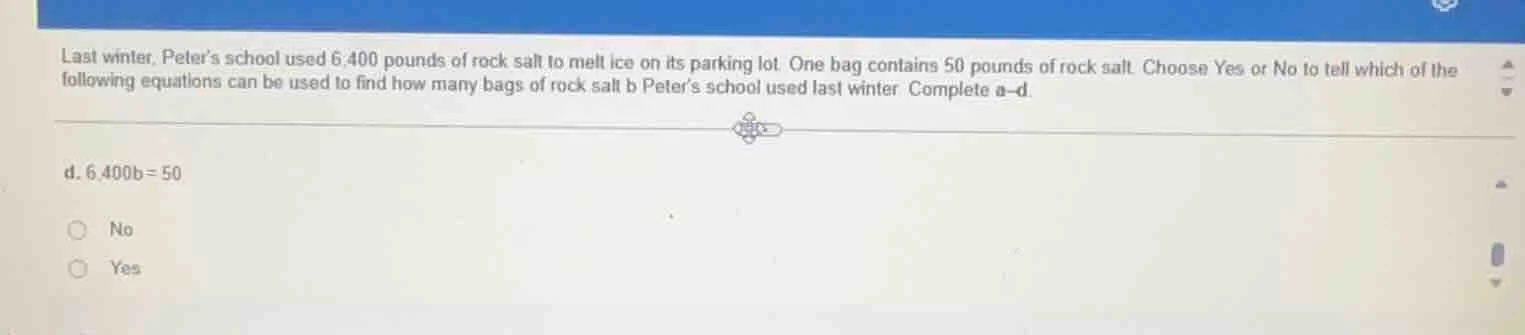 last winter, peters school used 6,400 pounds of rock salt to melt ice o…