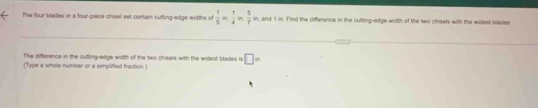 the four blades in a four - piece chisel set contain cutting - edge wid…