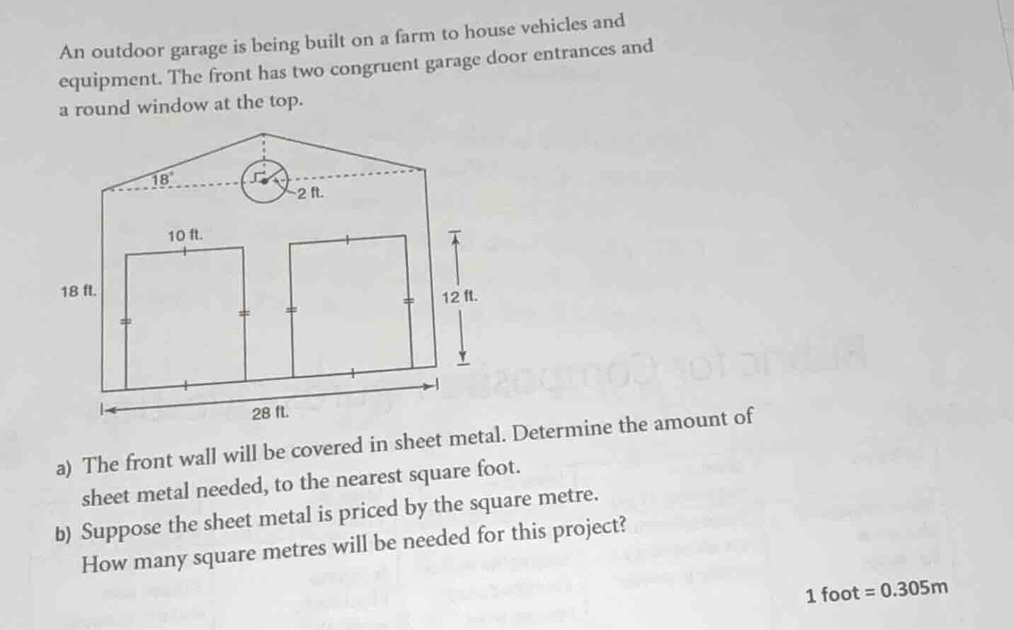an outdoor garage is being built on a farm to house vehicles and equipm…