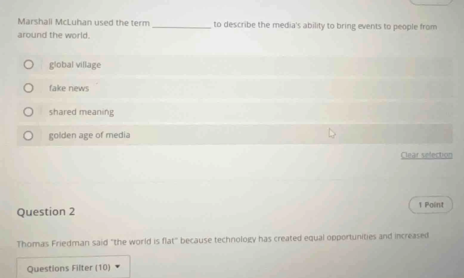 marshall mcluhan used the term ________ to describe the medias ability …
