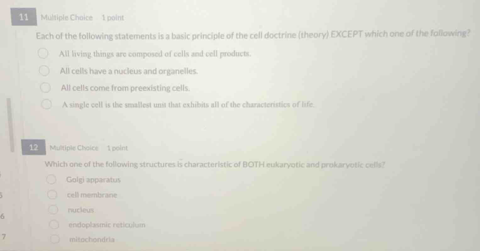 11 multiple choice 1 point each of the following statements is a basic …