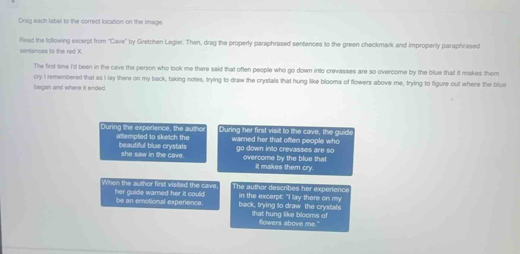 drag each label to the correct location on the image. read the followin…