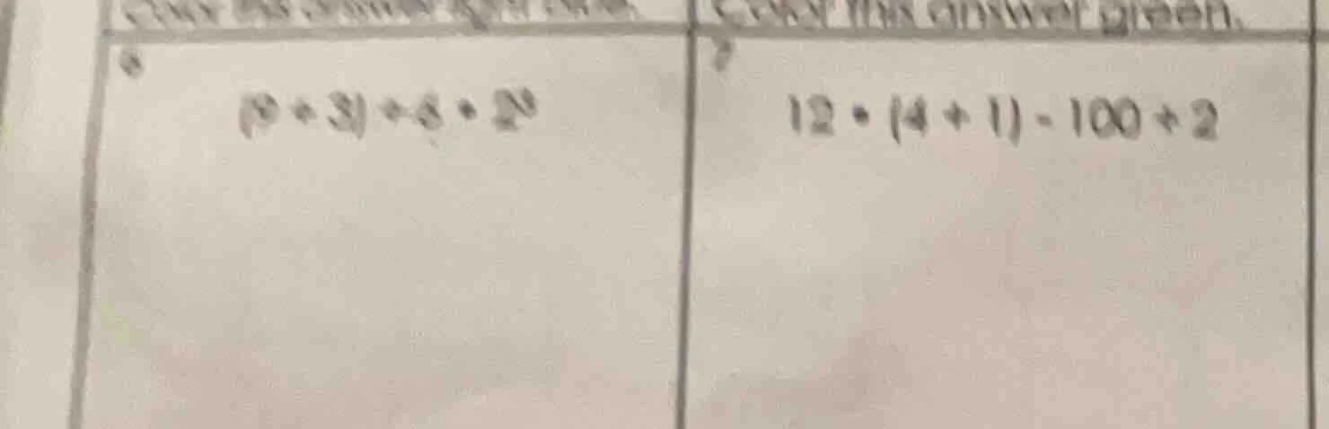 (9 + 3) + 8 + 29 12 * (4 + 1) - 100 + 2