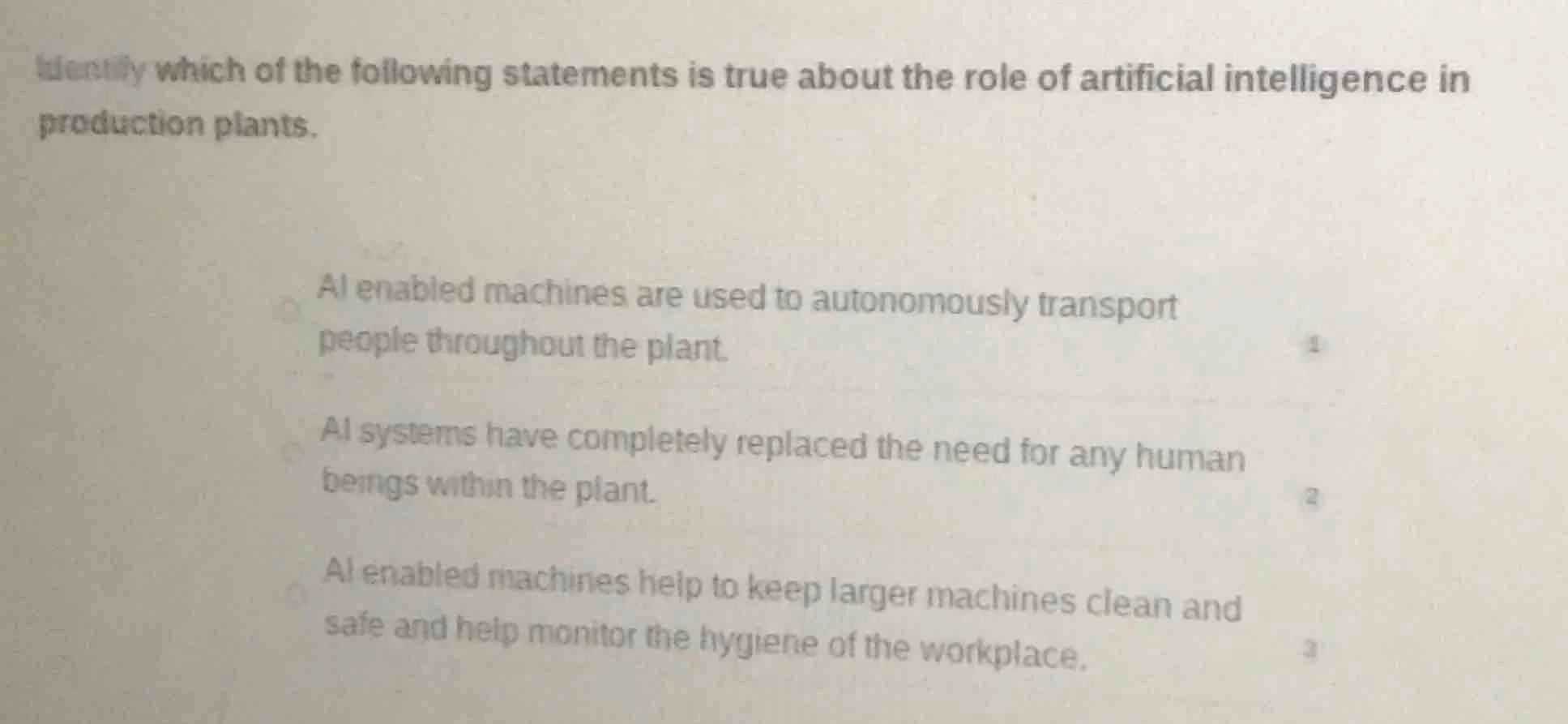 identify which of the following statements is true about the role of ar…