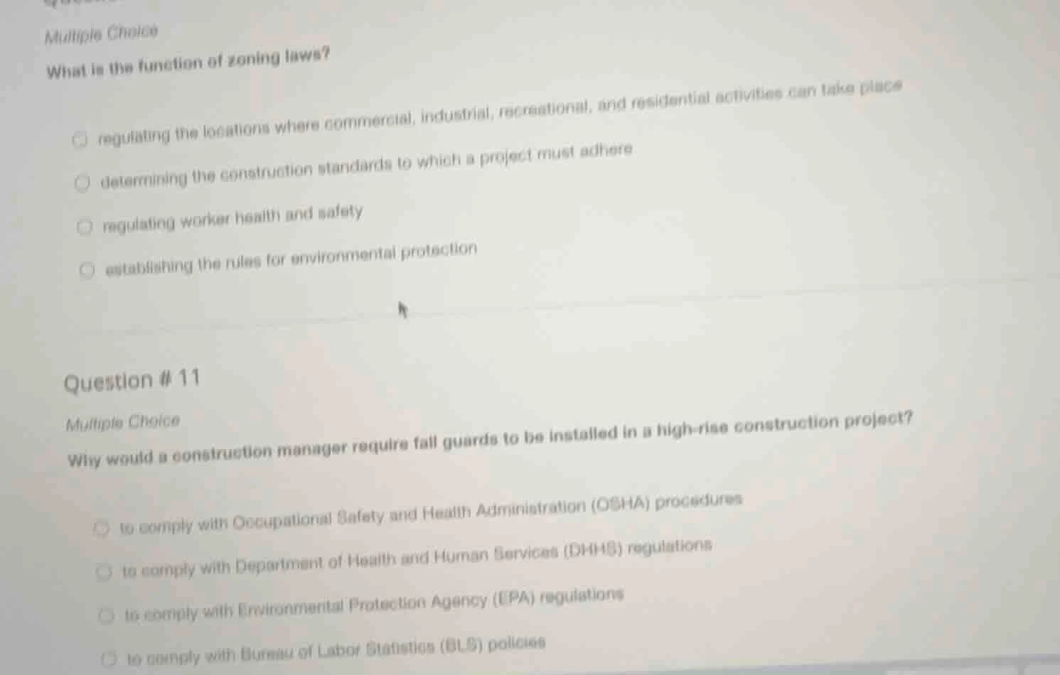 multiple choice what is the function of zoning laws? regulating the loc…