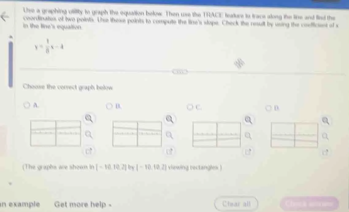 use a graphing utility to graph the equation below. then use the trace …