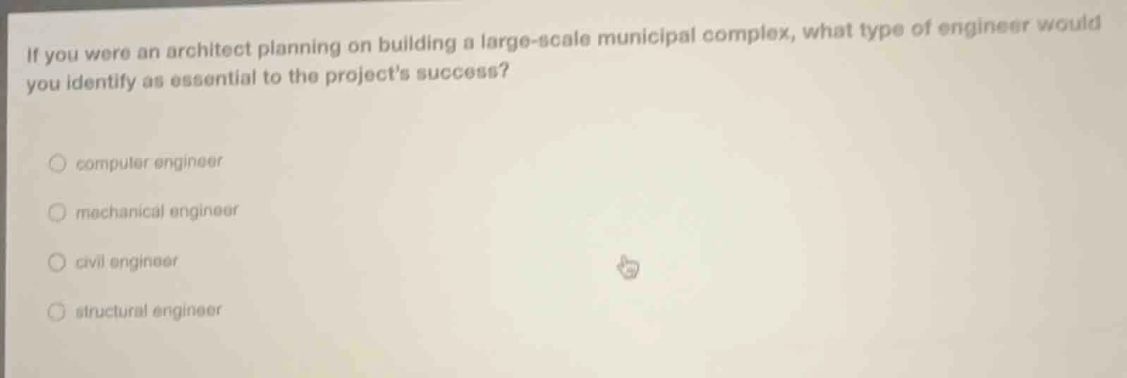 if you were an architect planning on building a large - scale municipal…