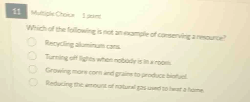 11 multiple choice 1 point which of the following is not an example of …