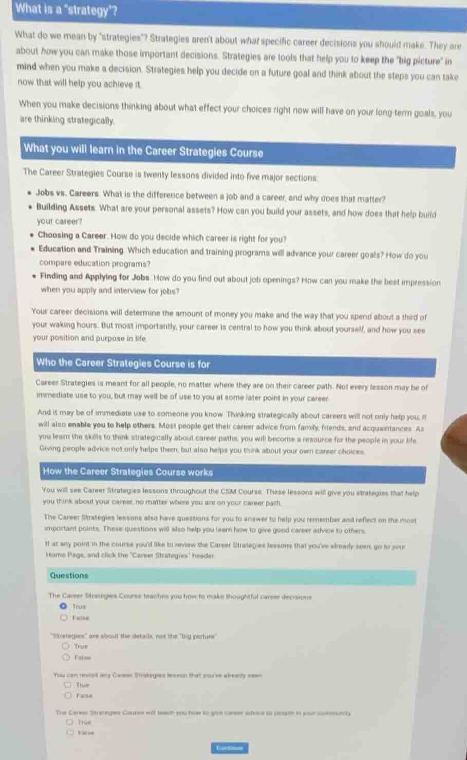 what is a \strategy\? what do we mean by \strategies\? strategies arent…