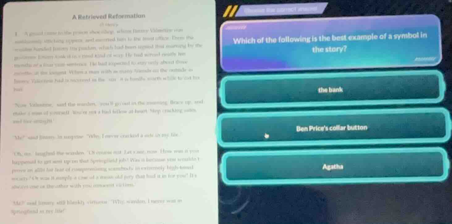 a retrieved reformation 1 a guard came to the prison shoe - shop, where…