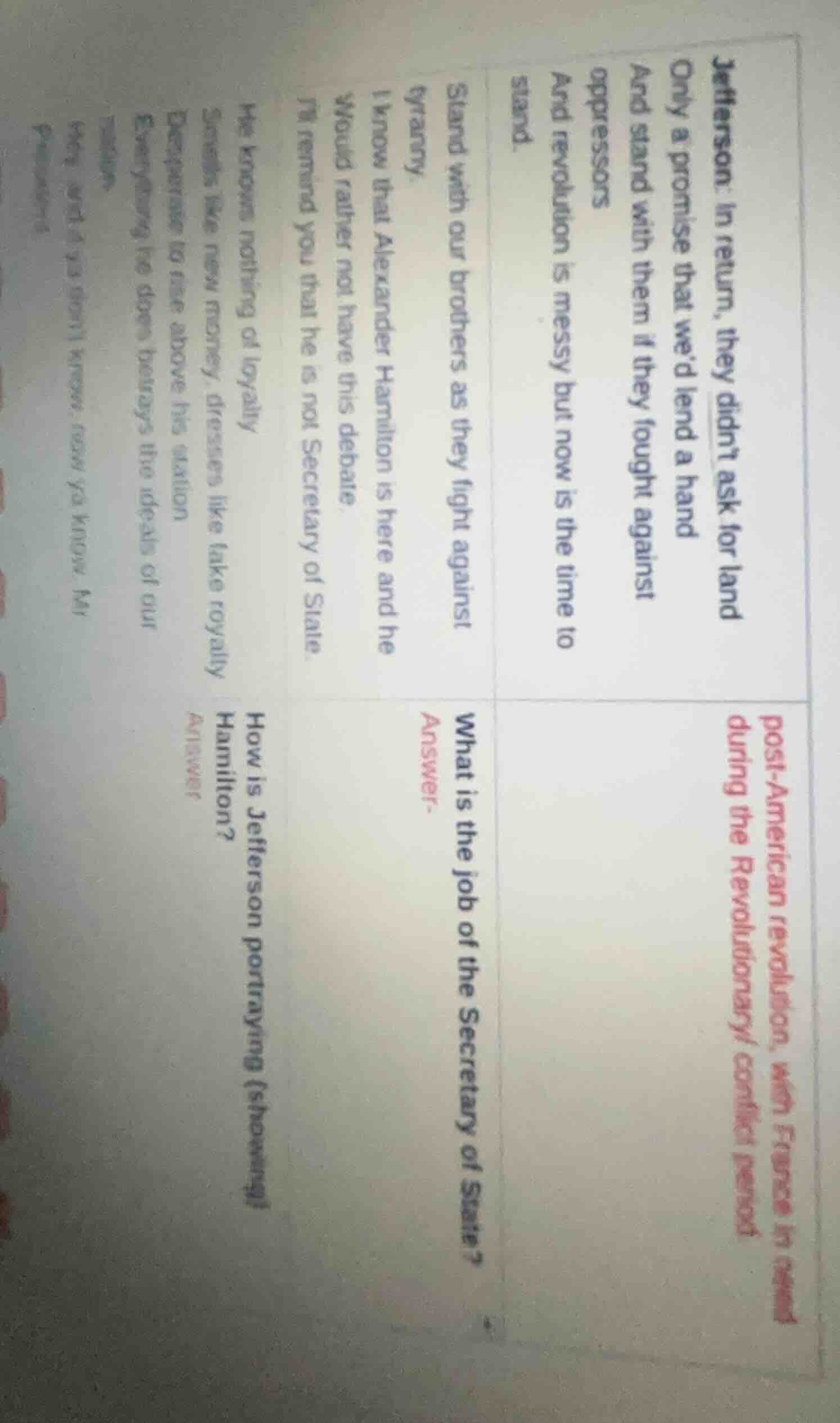 jefferson: in return, they didnt ask for land only a promise that wed l…