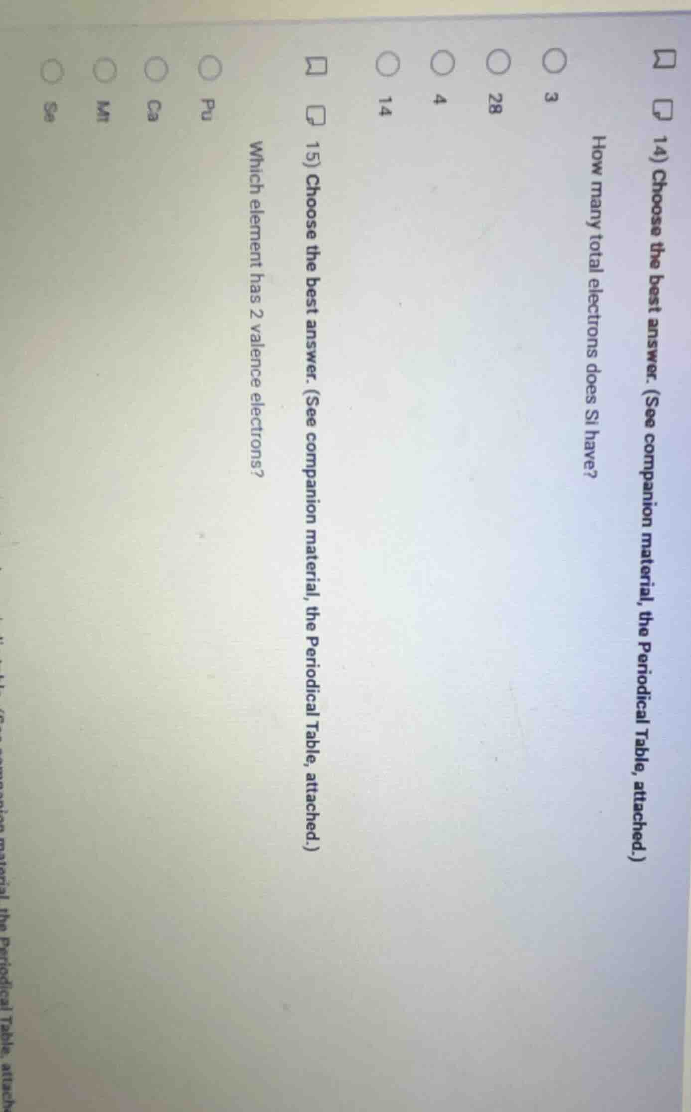 14) choose the best answer. (see companion material, the periodical tab…