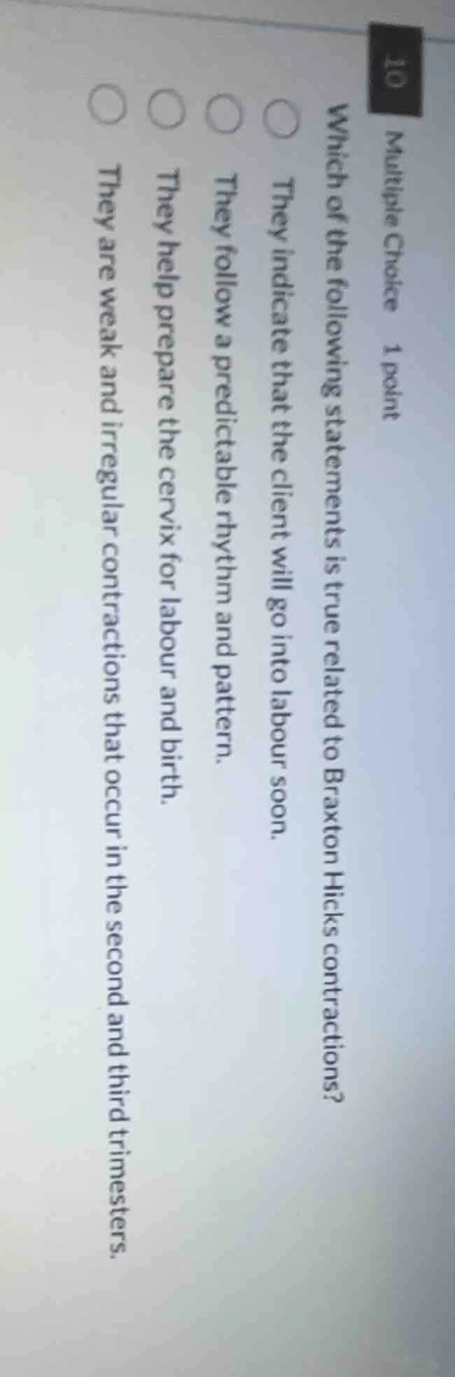 multiple choice 1 point which of the following statements is true relat…