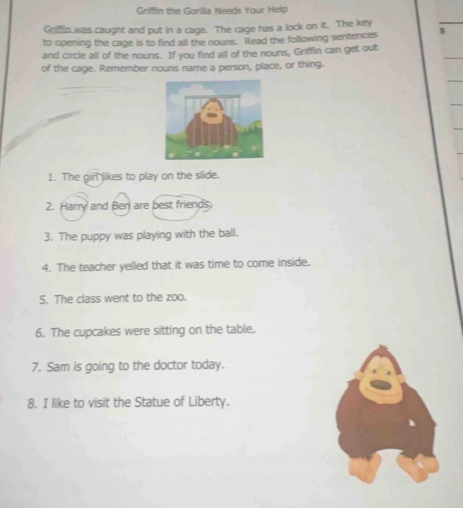 griffin the gorilla needs your help griffin was caught and put in a cag…