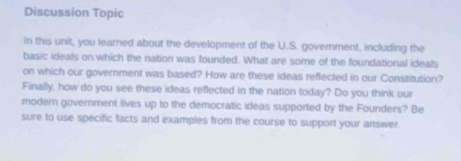 discussion topic in this unit, you learned about the development of the…