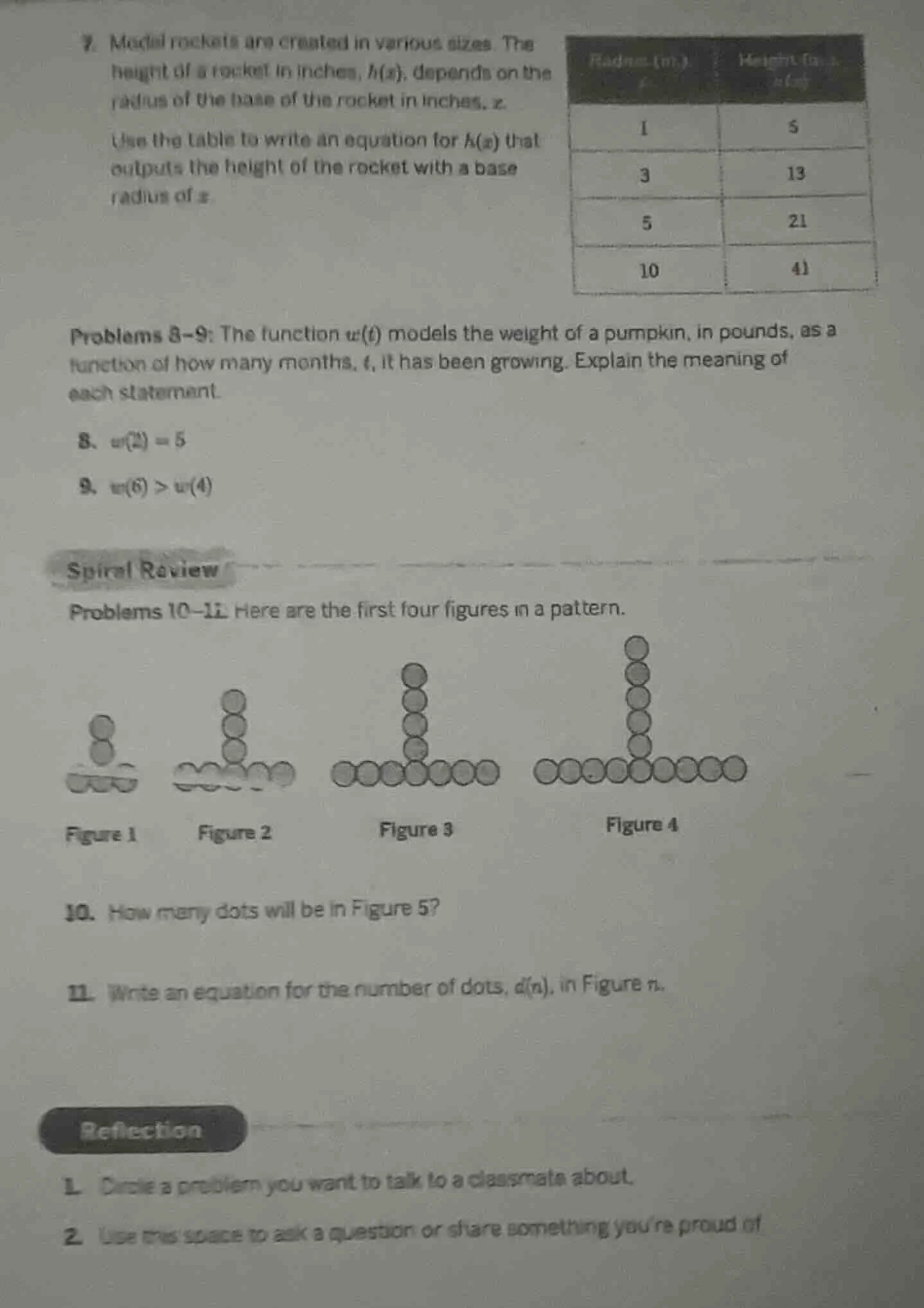7. model rockets are created in various sizes. the height of a rocket i…