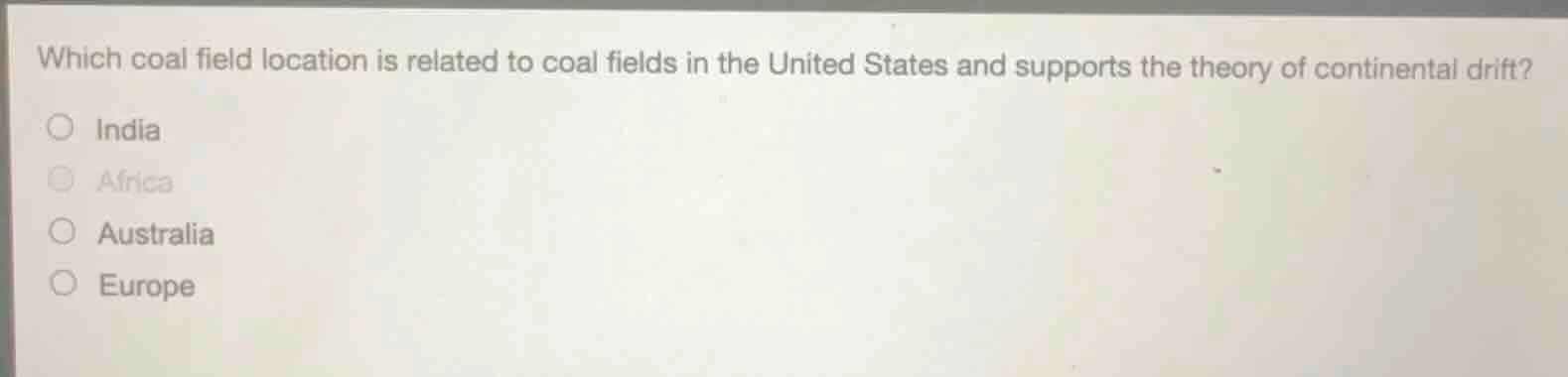 which coal field location is related to coal fields in the united state…