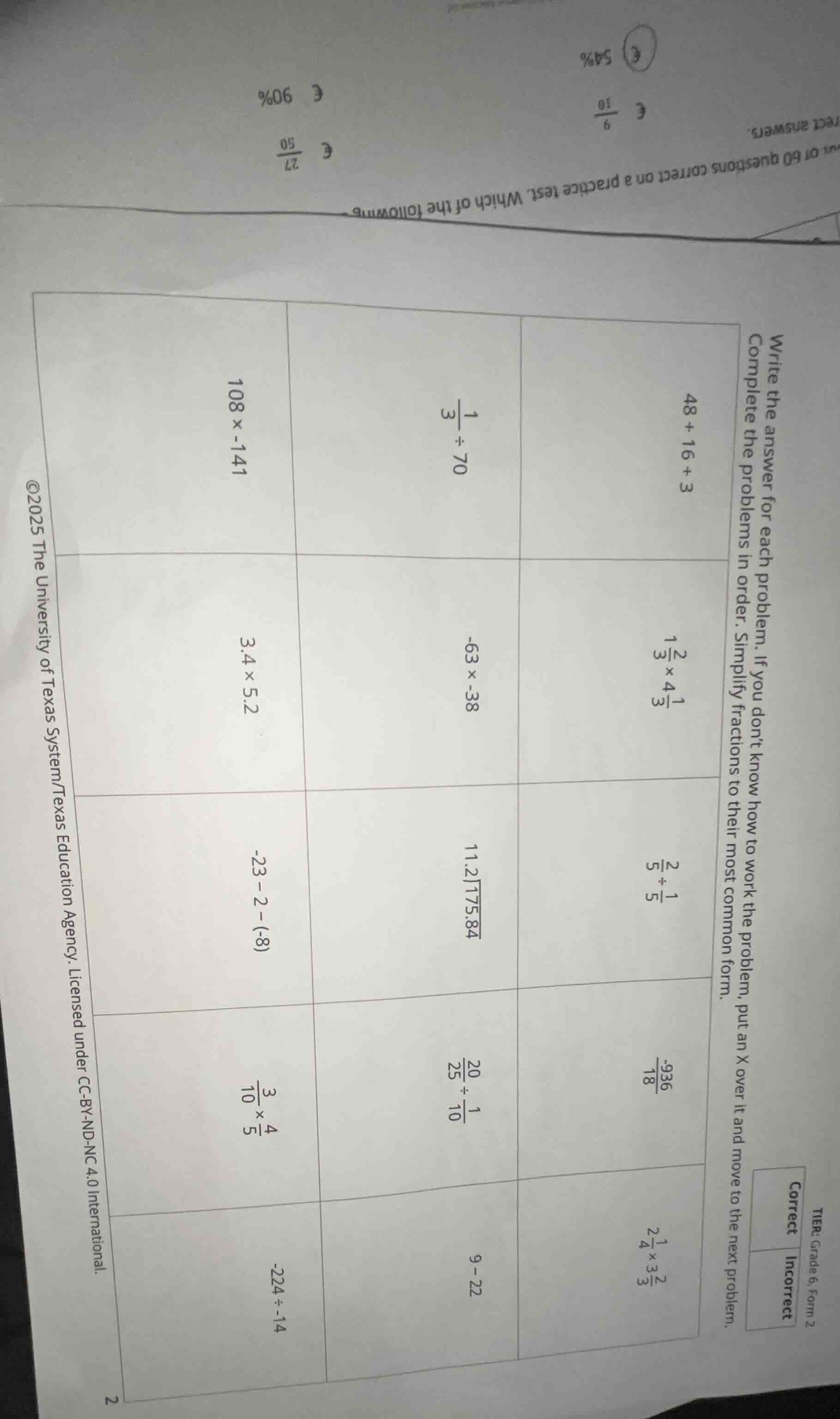 write the answer for each problem. if you dont know how to work the pro…