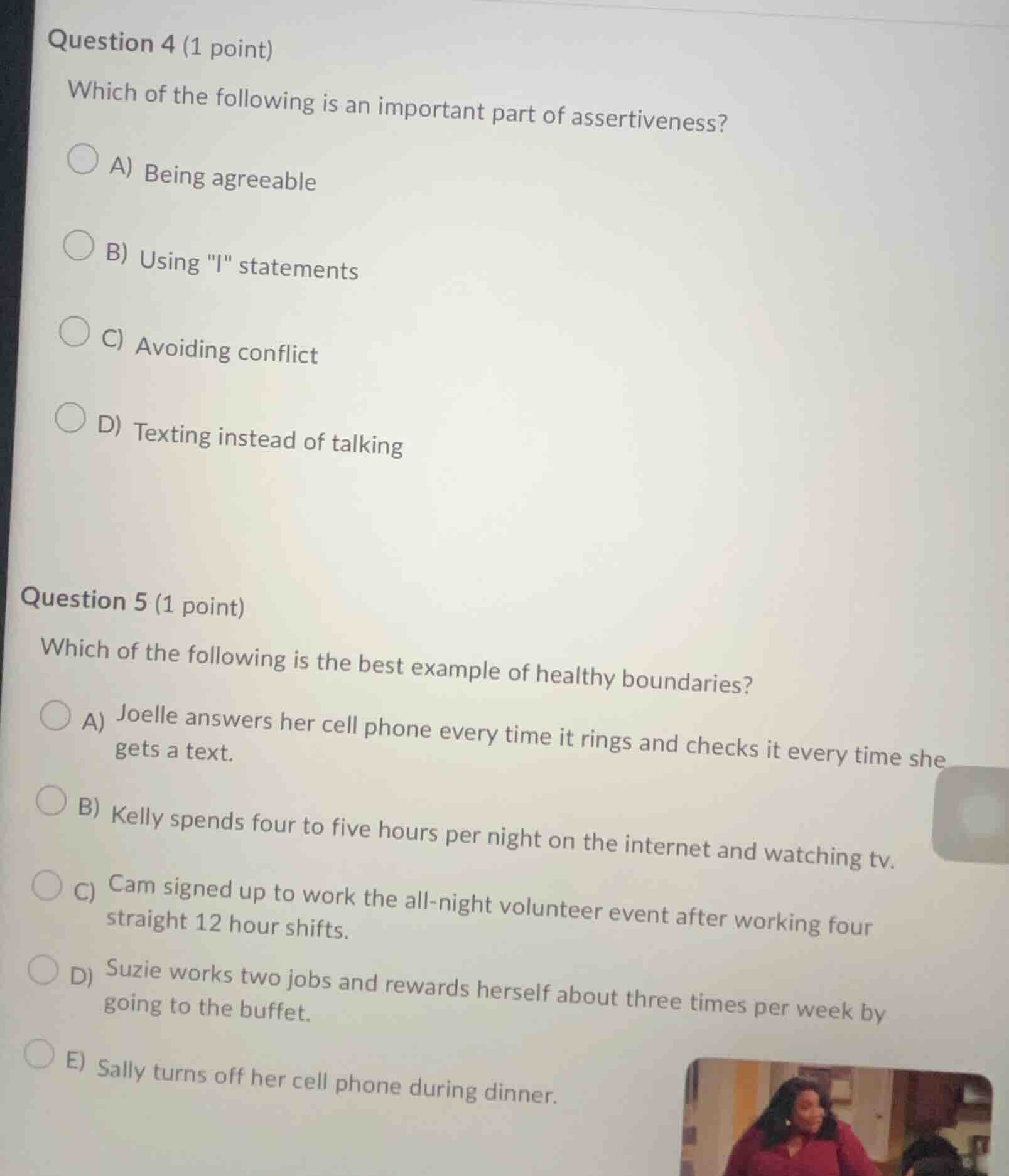 question 4 (1 point) which of the following is an important part of ass…