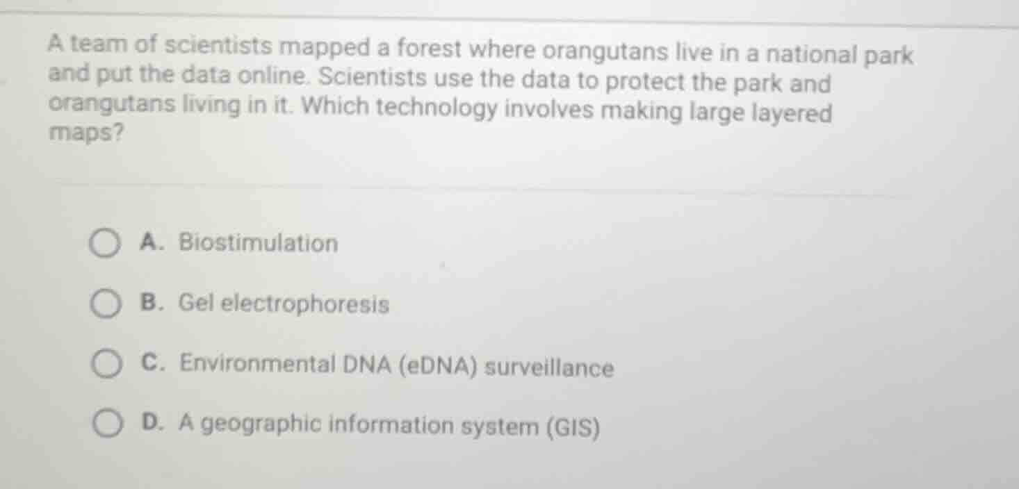 a team of scientists mapped a forest where orangutans live in a nationa…