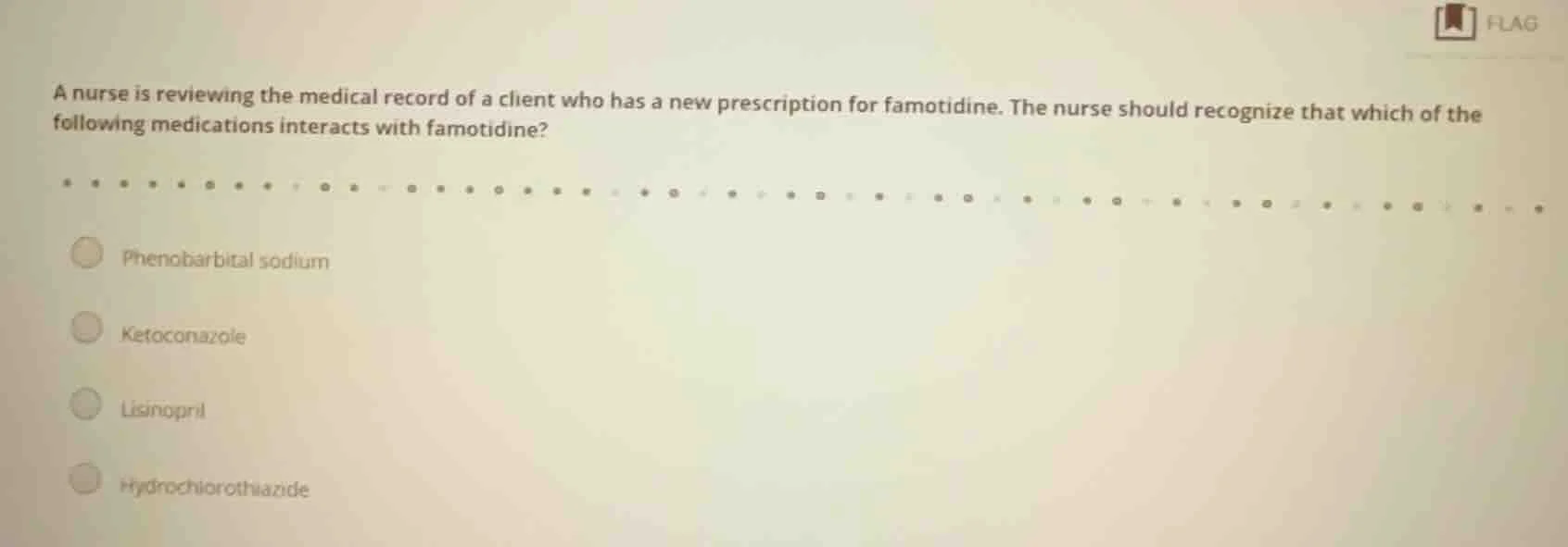 a nurse is reviewing the medical record of a client who has a new presc…