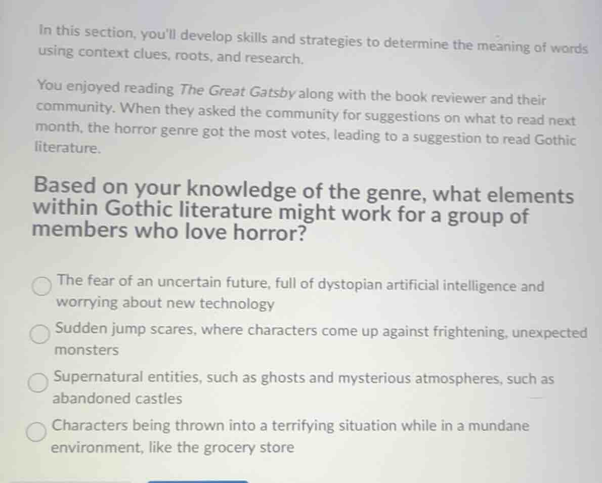 in this section, youll develop skills and strategies to determine the m…