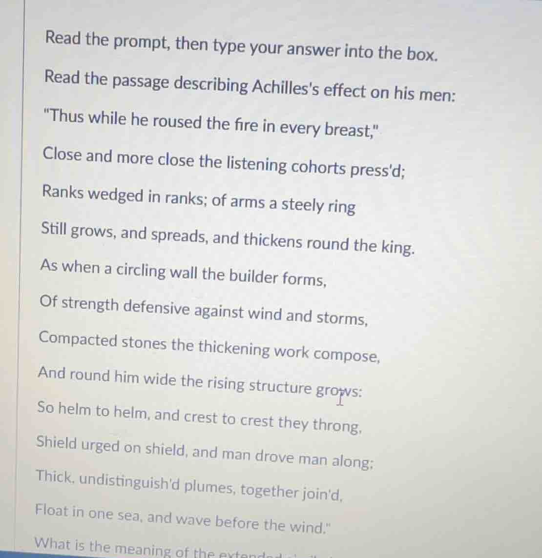 read the prompt, then type your answer into the box. read the passage d…