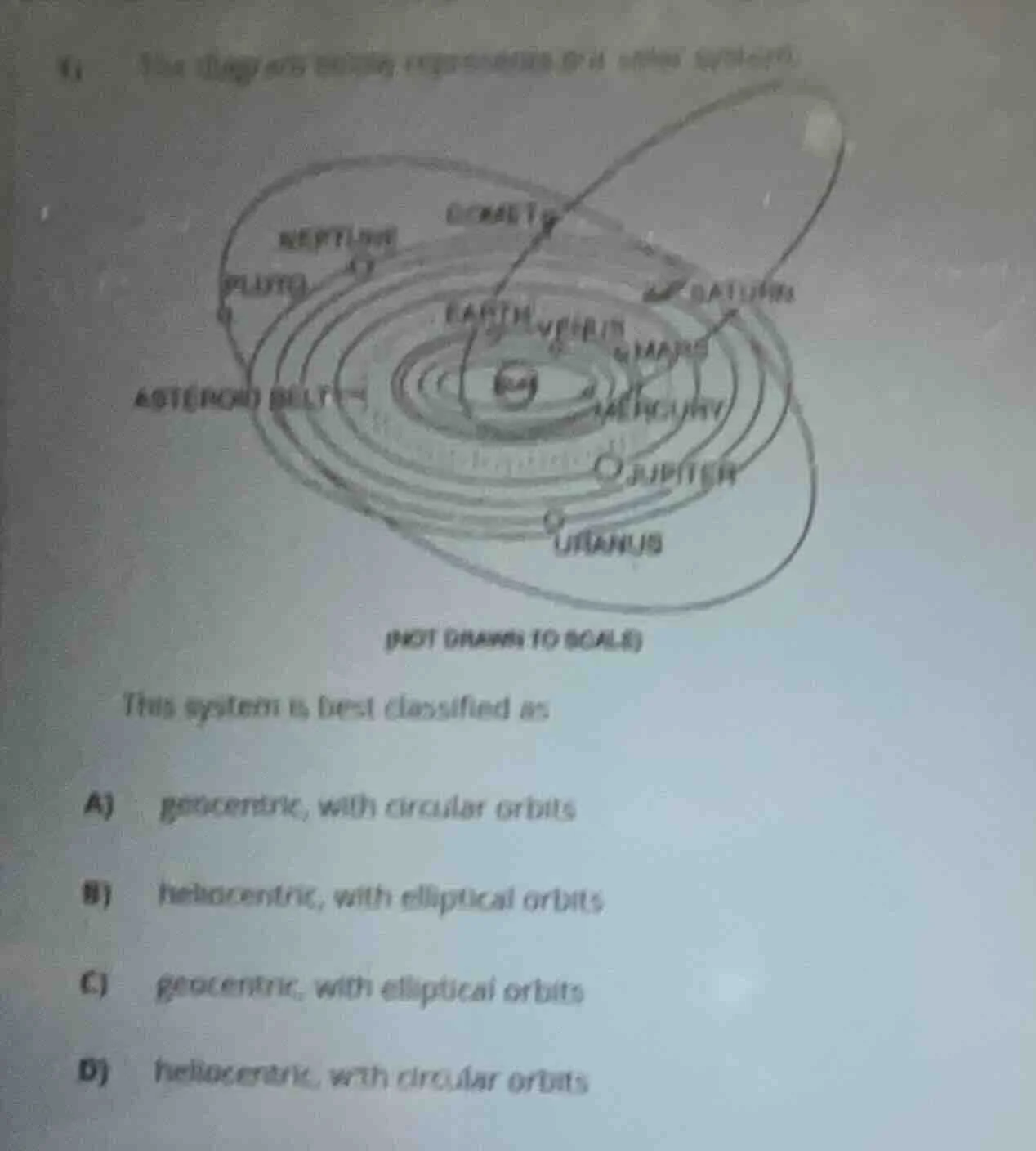 the diagram below represents a solar - type system. (image of the solar…