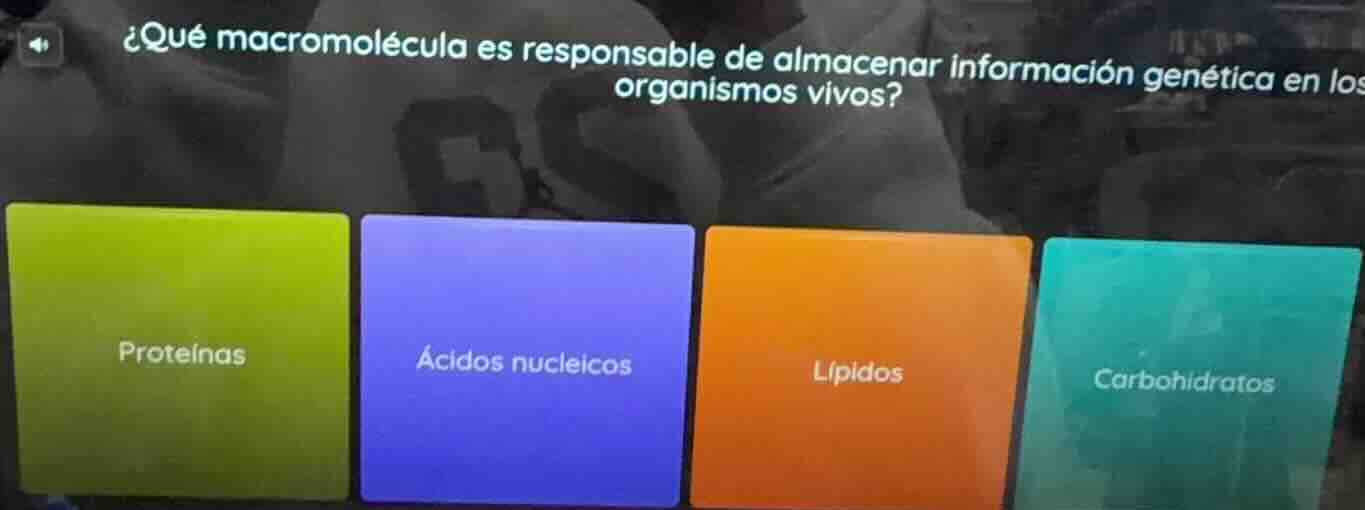 ¿qué macromolécula es responsable de almacenar información genética en …