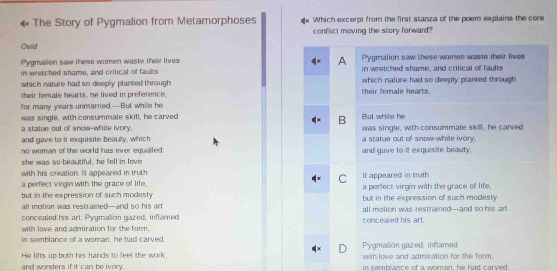 the story of pygmalion from metamorphoses ovid pygmalion saw these wome…