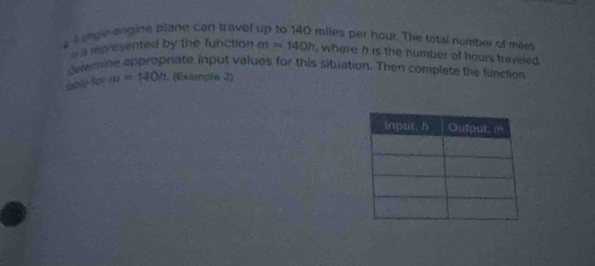 a single - engine plane can travel up to 140 miles per hour. the total …