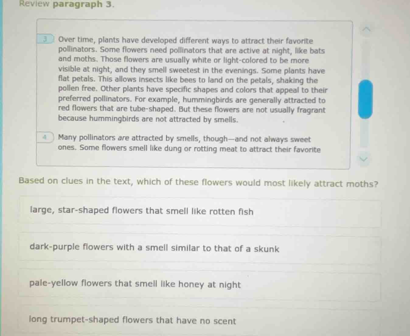 review paragraph 3. 3 over time, plants have developed different ways t…