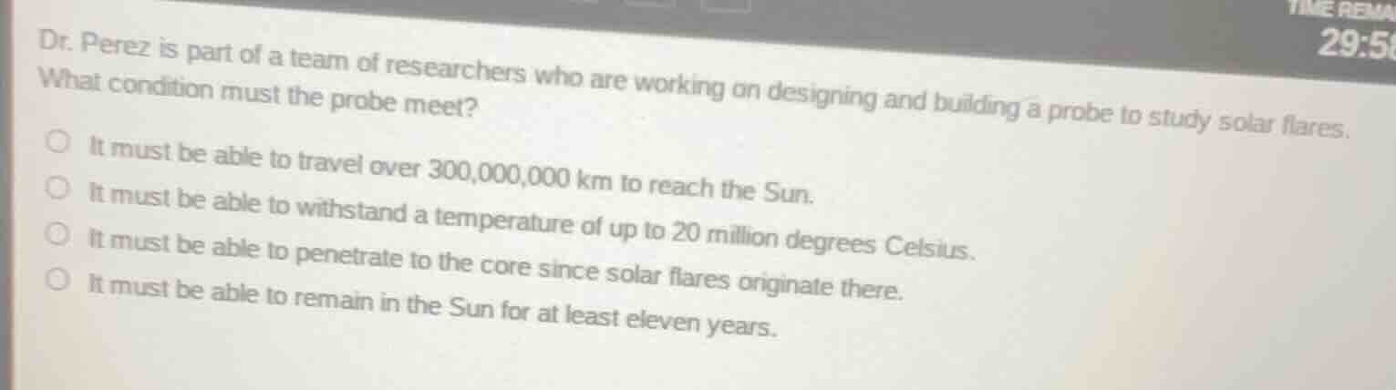 dr. perez is part of a team of researchers who are working on designing…