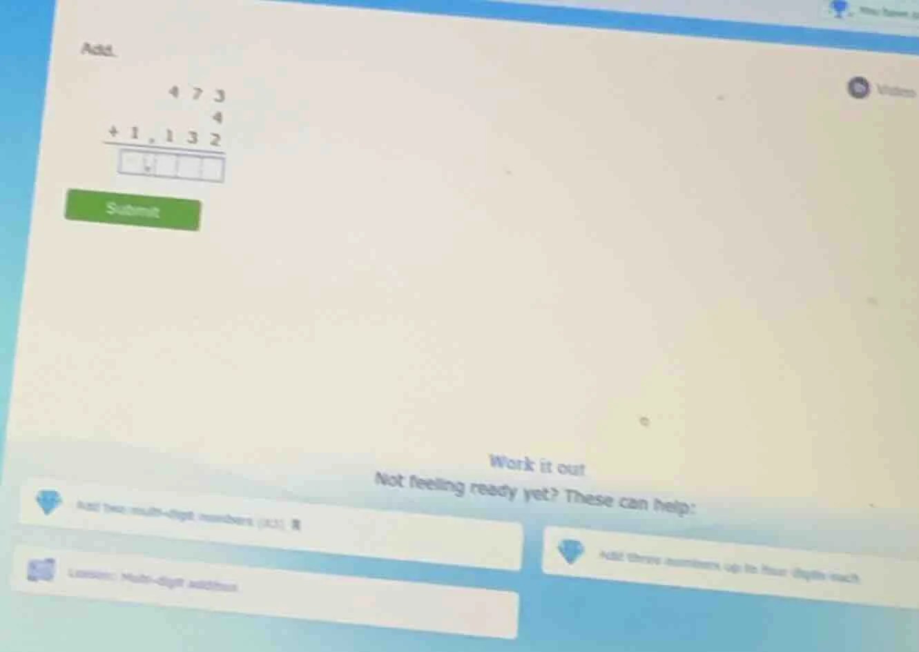 add. 4 7 3 4 +1,1 3 2 overline{square square square square}