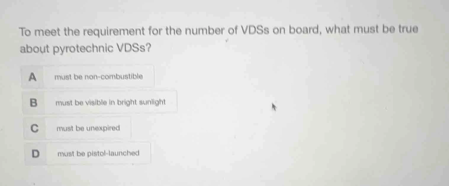 to meet the requirement for the number of vdss on board, what must be t…