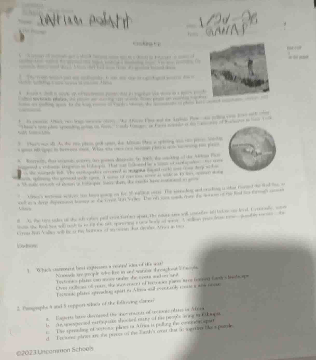 cracking up 1 a group of nomads got a shock recently when out in a dese…